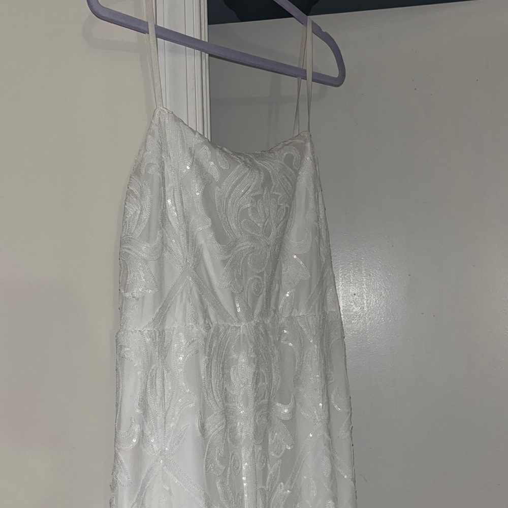 White Beaded Dress